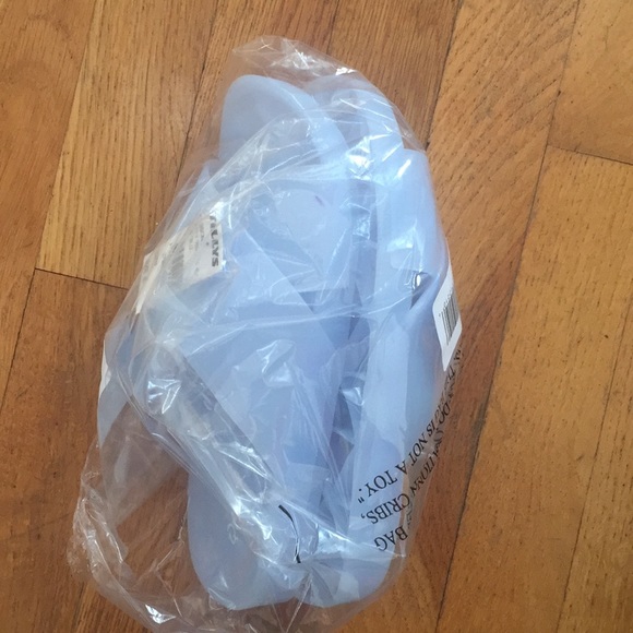 NWT Qupid Blue Jelly Slides - Picture 5 of 6